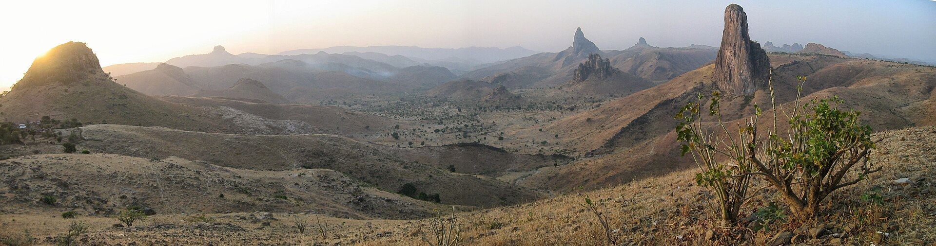 Le pic de Rhumsiki au Nord du Cameroun