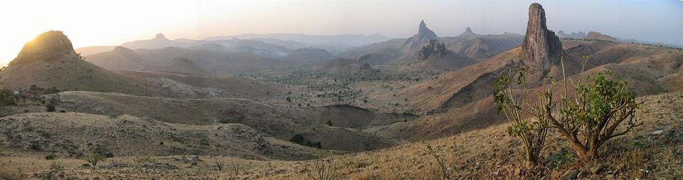 Le pic de Rhumsiki au Nord du Cameroun