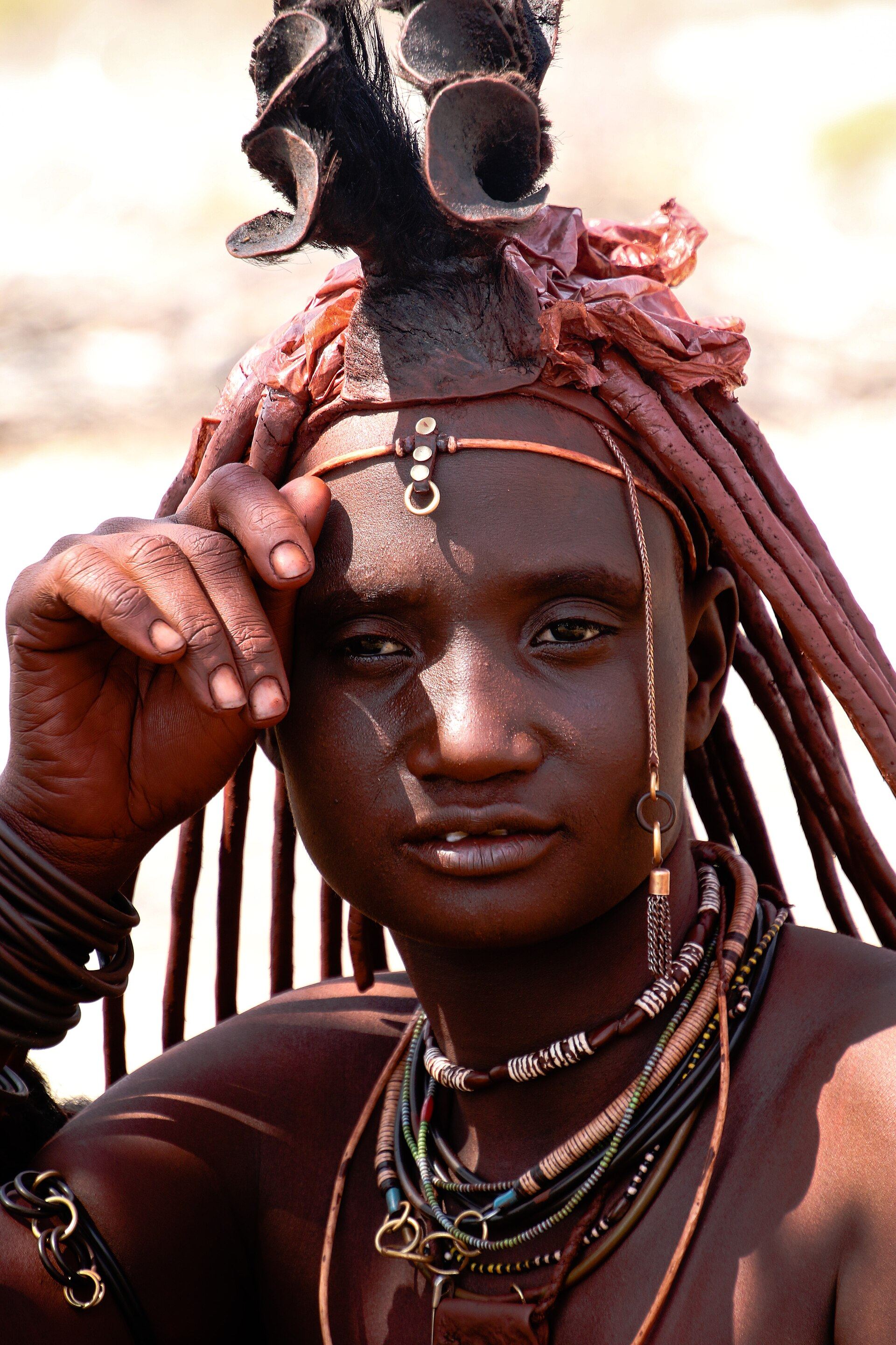 Femme himba en Namibie