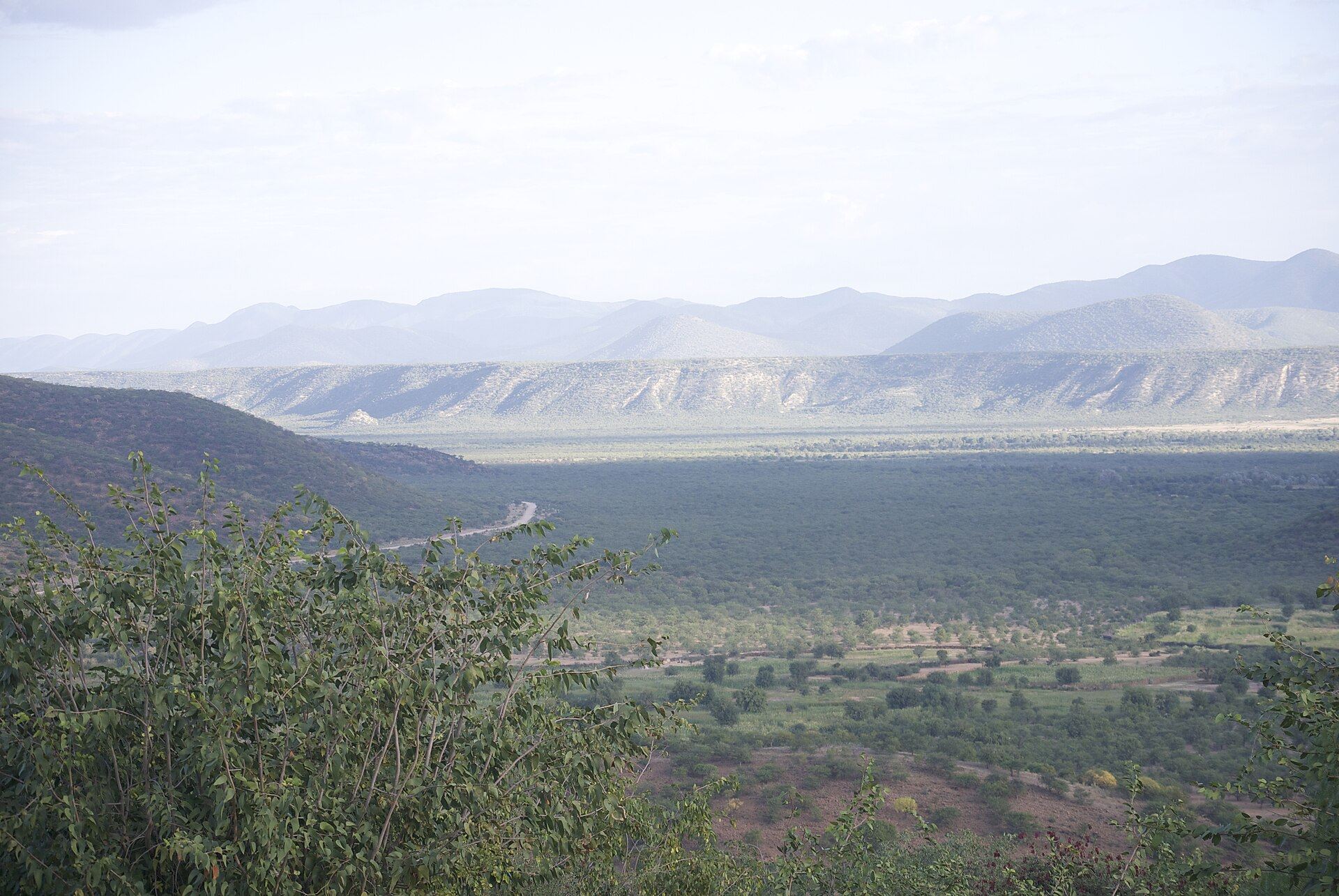 Paysage du Kaokoland en Namibie
